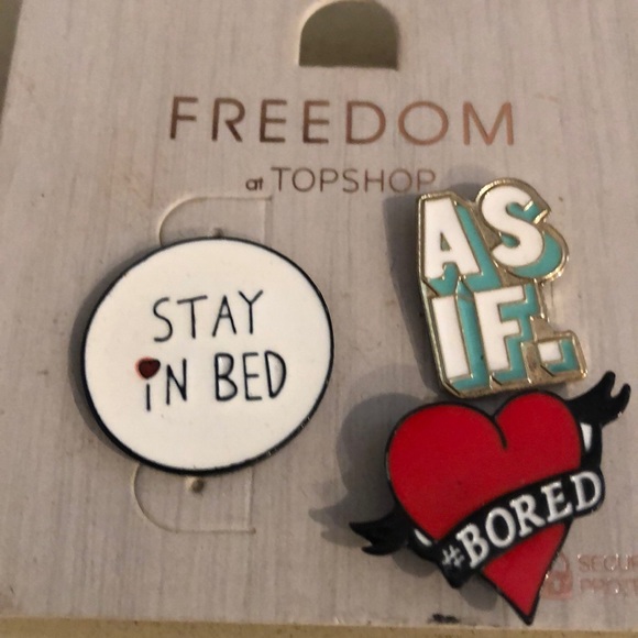 NWT Topshop set of pins - Picture 7 of 8